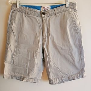Penguin shorts in khaki color.